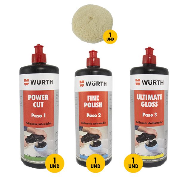 KIT PER PULIM. PASO 1,2,3 POMO LANA7IN