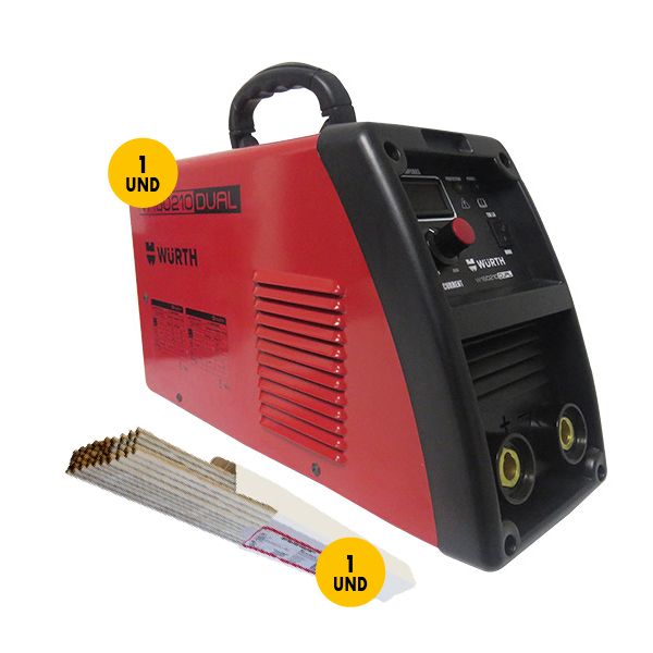 KIT SOLDADOR W160210DUAL + 5KG ELCTROD 7018 3/32IN